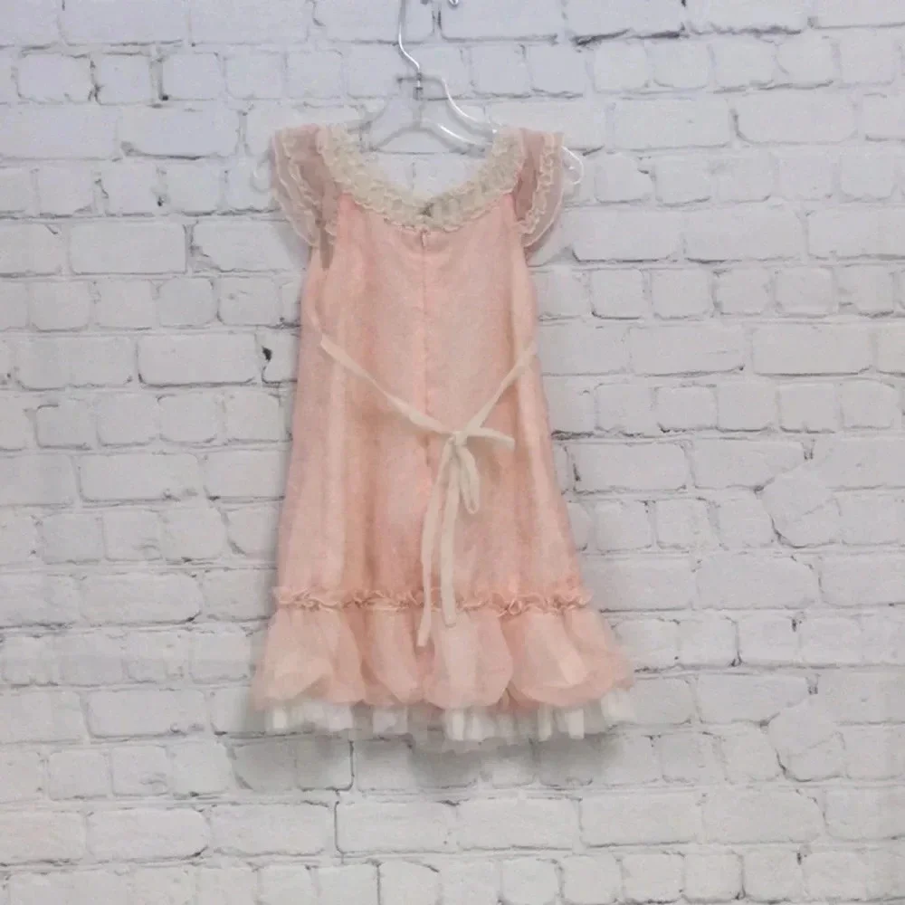 Biscotti Collection 3T Pink Ruffle Dress
